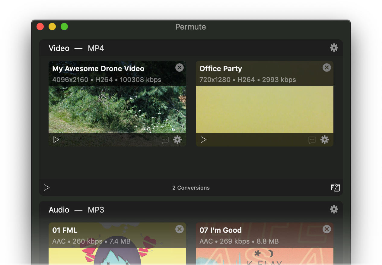 Mac电脑好用的视频格式转换软件 Permute v3.8.9 特别版