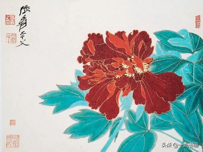 工笔&张大千 花鸟画100幅高清欣赏