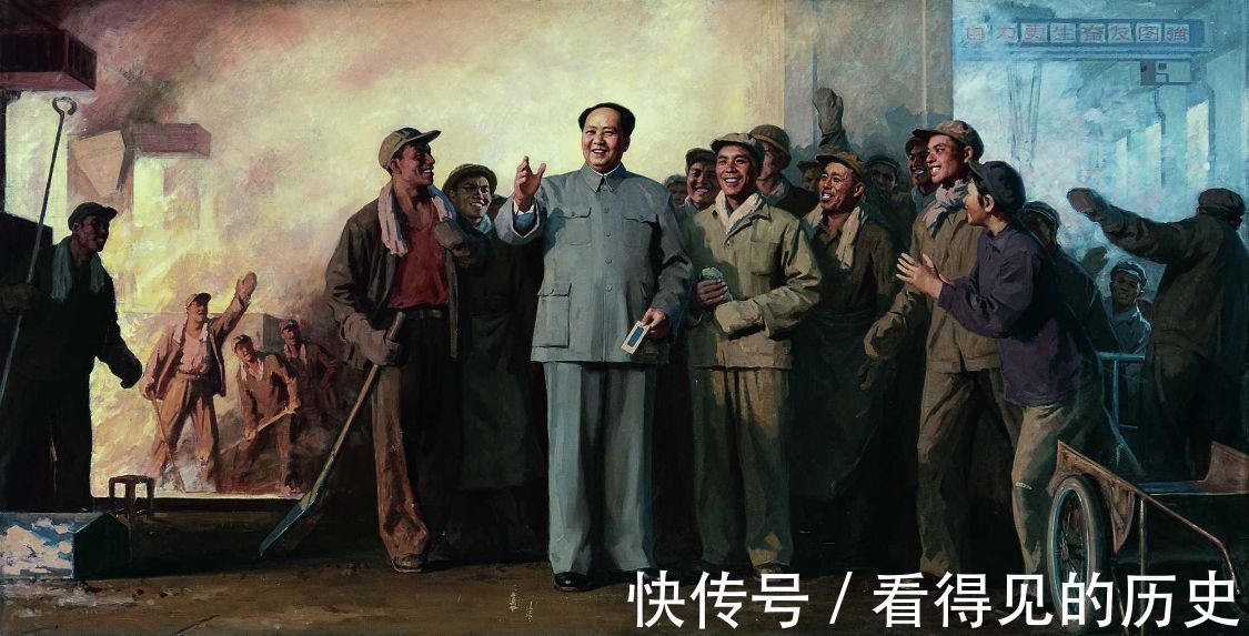 毛主席像$美术大师靳尚谊笔下的毛主席像张张都是精品