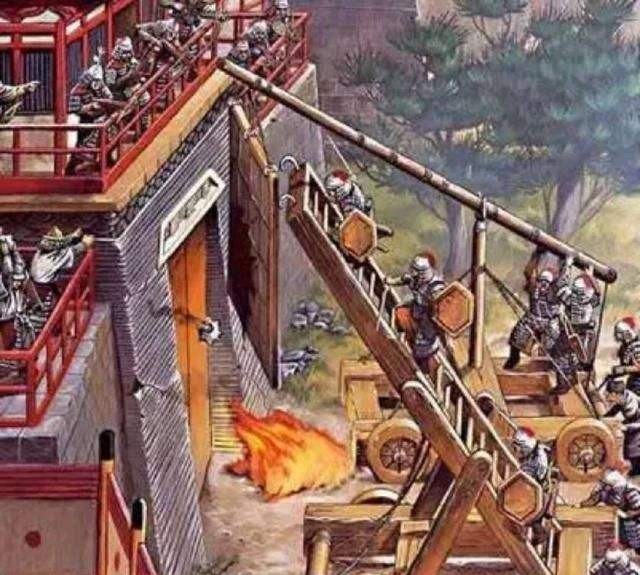 专家|古时攻城时,为何没人去推梯子,反拿石头砸?专家:你推个试试!