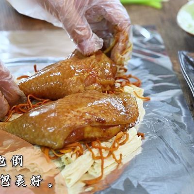 腐竹|虫草花腐竹蒸鸡腿