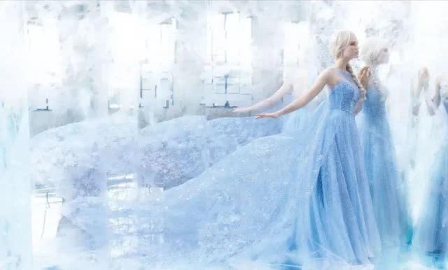把冰雪奇缘做成婚纱这些迪士尼公主穿的婚纱裙也太好看了