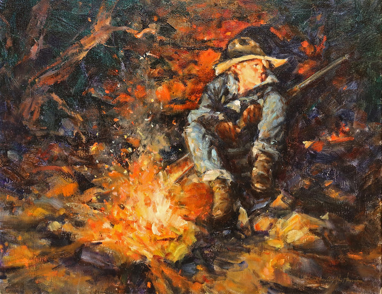 乡村@风景·乡村小景:美国油画家 约翰·奥斯汀·汉娜 的作品欣赏