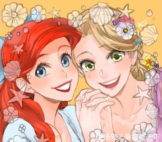 人画|如果迪士尼公主是日本人画的,艾莎变美了!花木兰让人惊艳!