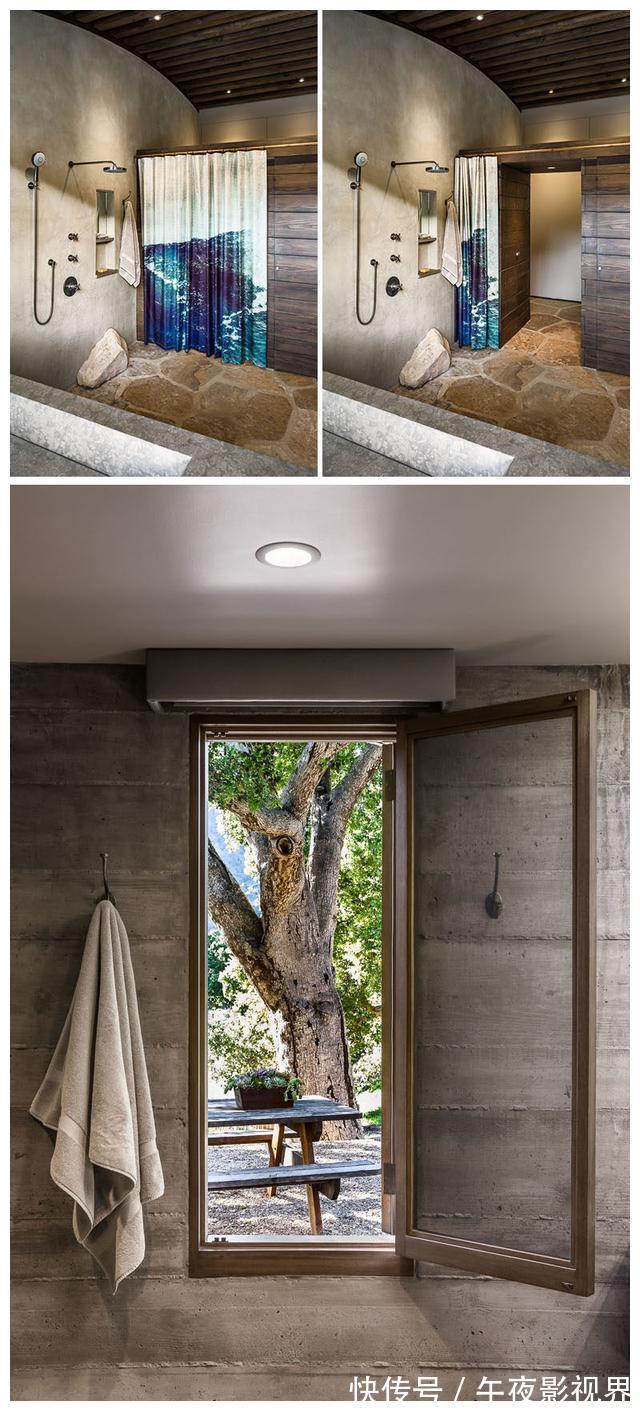 道格拉斯|林中自建小别墅,弯曲的屋顶设计还是第一次见!入户就被客厅迷住