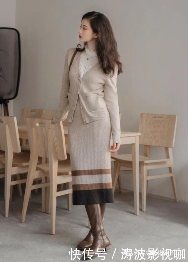 时尚博主的4套秋季穿搭,优雅简约又高级,谁穿谁是时髦精