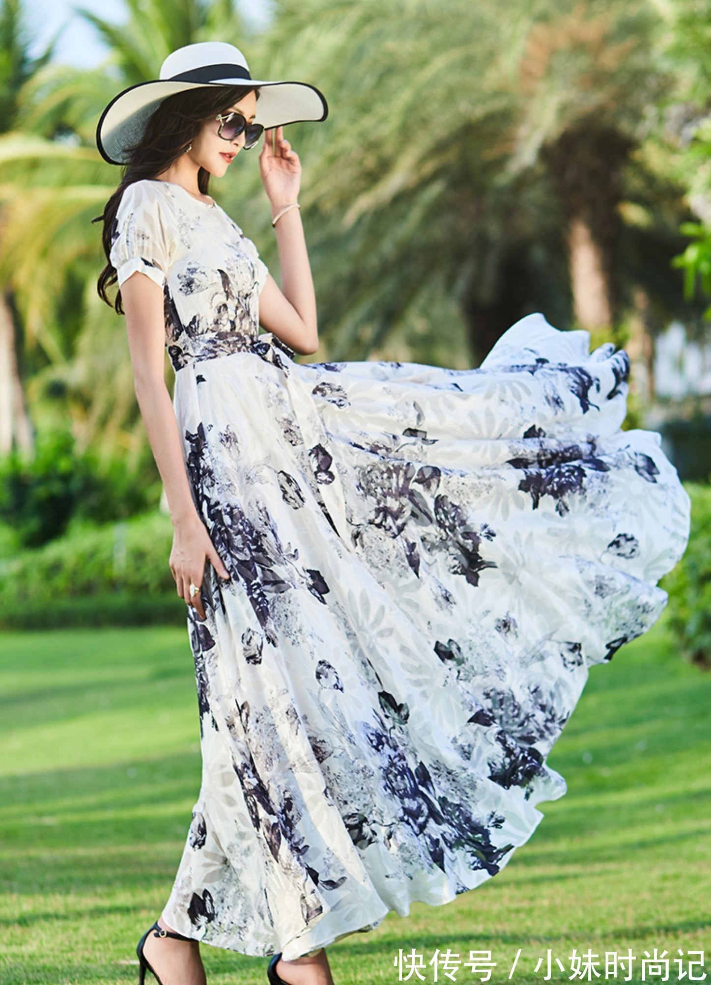 裙摆|复古大摆裙,时尚减龄系,气质修身范