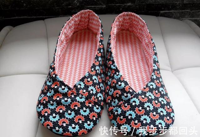 棉拖鞋 家里的旧衣服,别扔,给家人做几双拖鞋,穿着舒适又保暖!收藏
