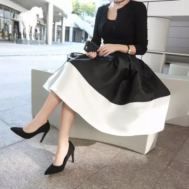 春款外套+高跟鞋, 搭配的天衣无缝