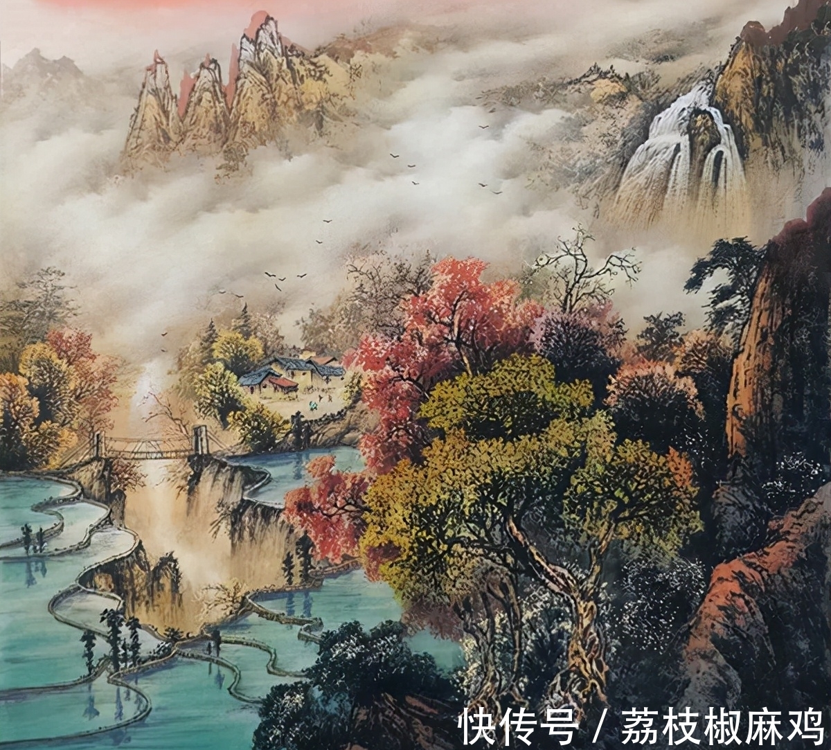 山水画|「津门网」气势宏伟 郁郁葱葱——山水画家陈廷冲作品赏析