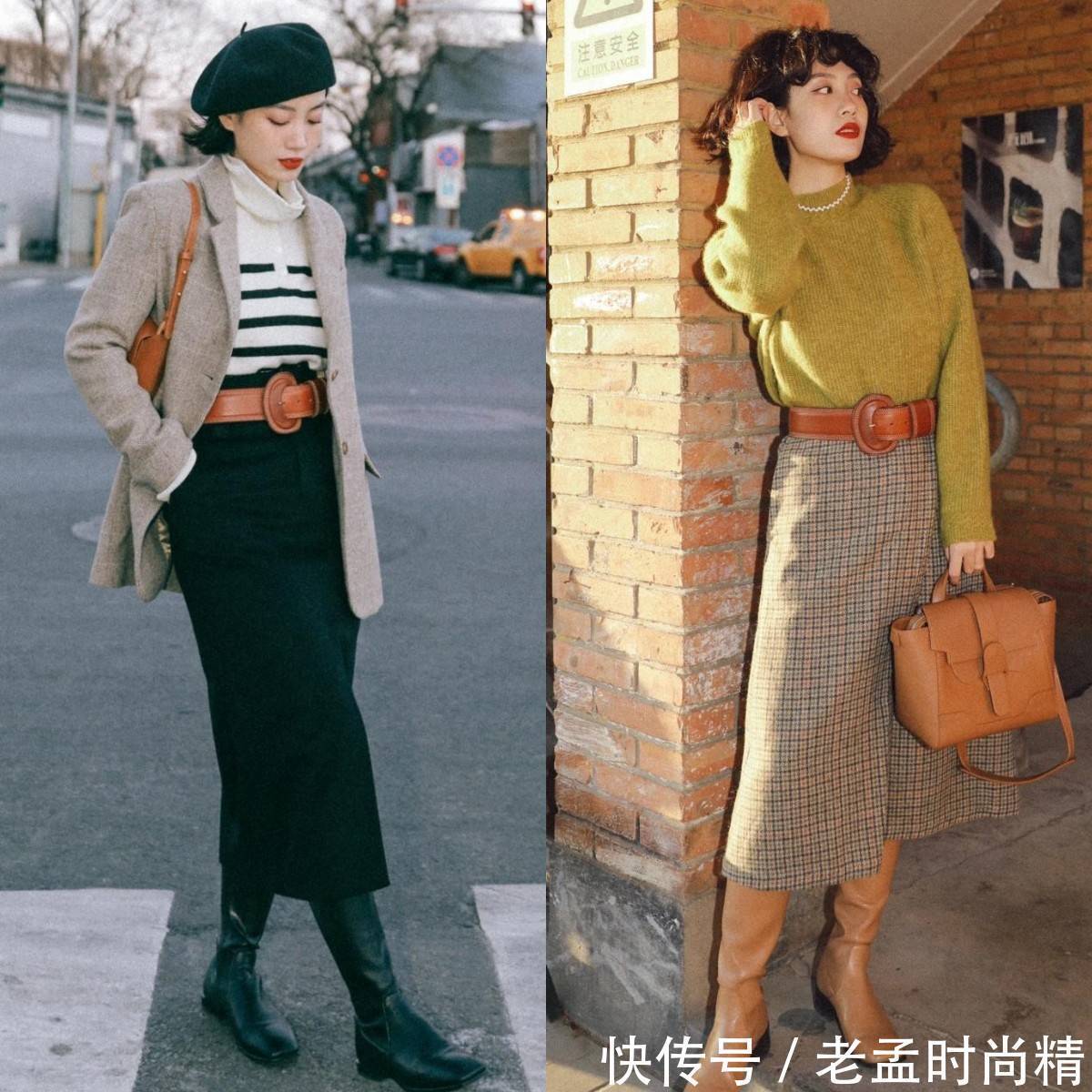 背带裤 今年火了“复古风”穿法,时髦摩登还很高级