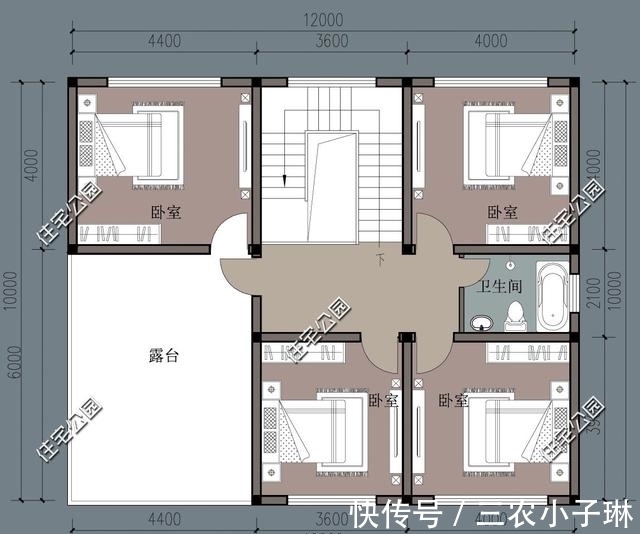 进深|7套三层农村自建房，户型方正、经典，还不赶快收了