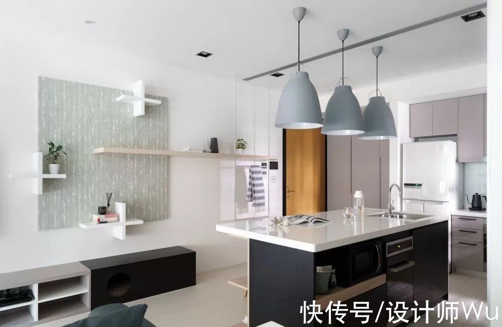 实用|4种吧台收纳术，让开放式厨房实用度翻倍