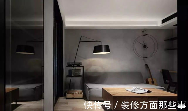 收纳|50平简约风公寓设计,玄关大面积的留白进门没有局促压抑感