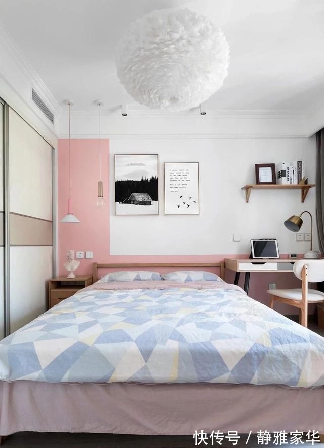 小书房|58㎡小户型,一居改两居空间越变越大,客厅装成小书房孩子超喜欢