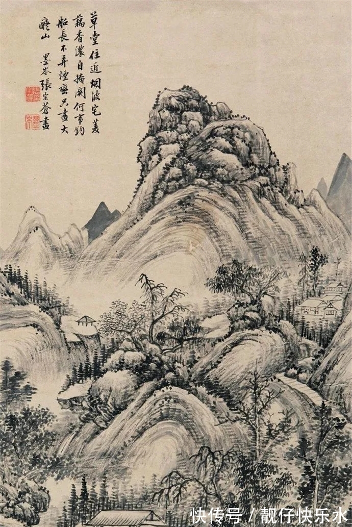 山水画！他为乾隆皇帝创作的作品高达172幅之多！张宗苍山水画