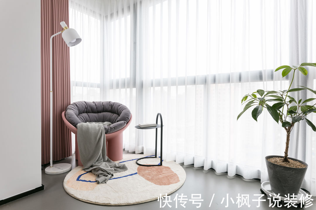 地板|去客厅化设计,不铺地板不铺砖,100㎡的家反而更时尚大气