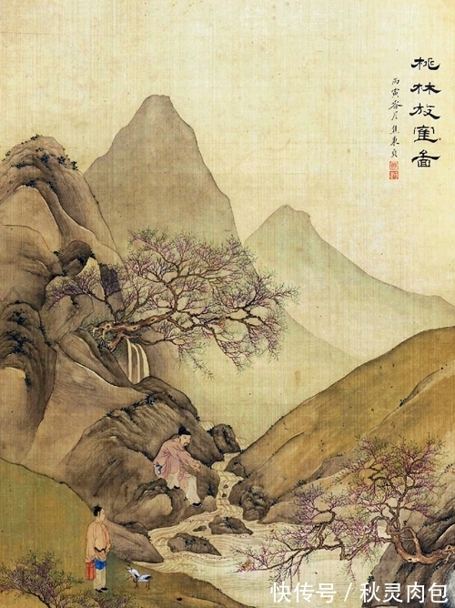 白鹤@庄重华丽,典型的贵族式审美,焦秉贞绘《放鹤图》