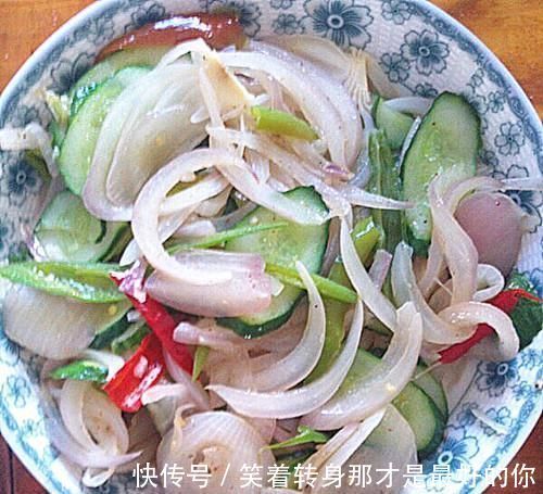 洋葱炒黄瓜|洋葱和此物一起炒,常吃,排出毒素,减脂瘦身,血管也畅通了
