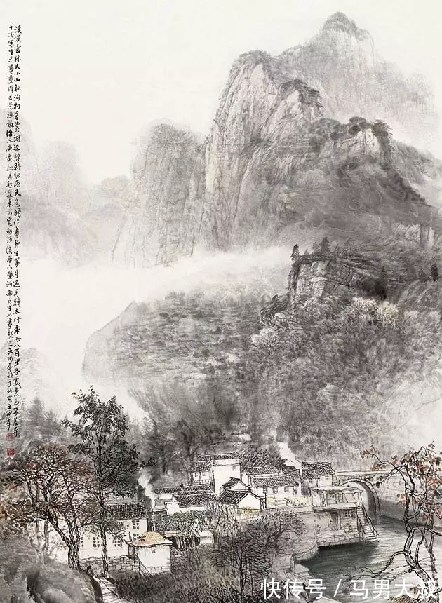 山水画&国画家｜观王中年先生的山水画，有身临其境之感