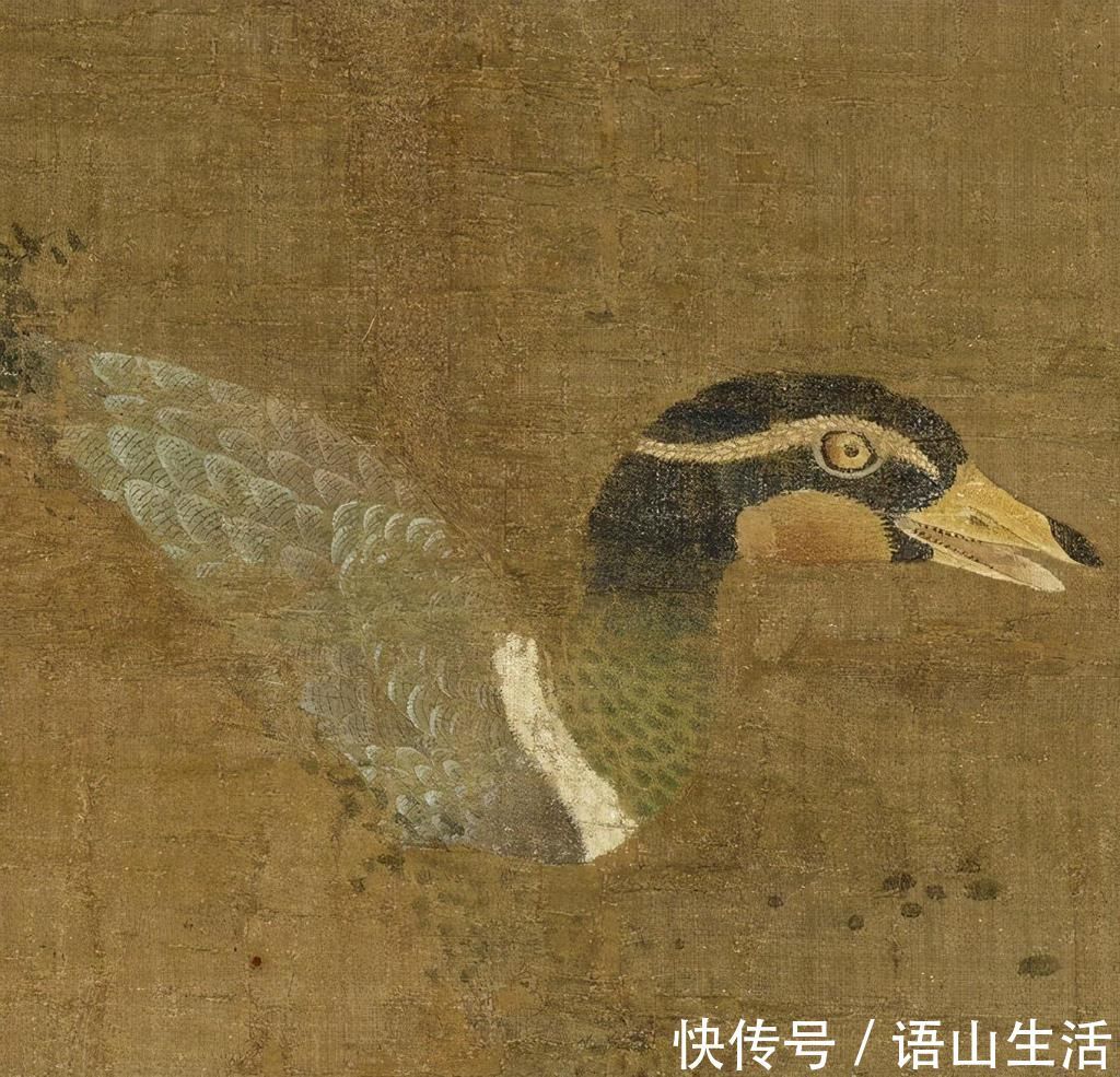 古画&600年前的国宝级绘画:牡丹和水鸭栩栩如生,像穿越过去的一样