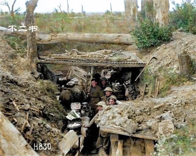 德军|一战彩色老照片索姆河战役真实景象 伤亡130万人惨不忍睹