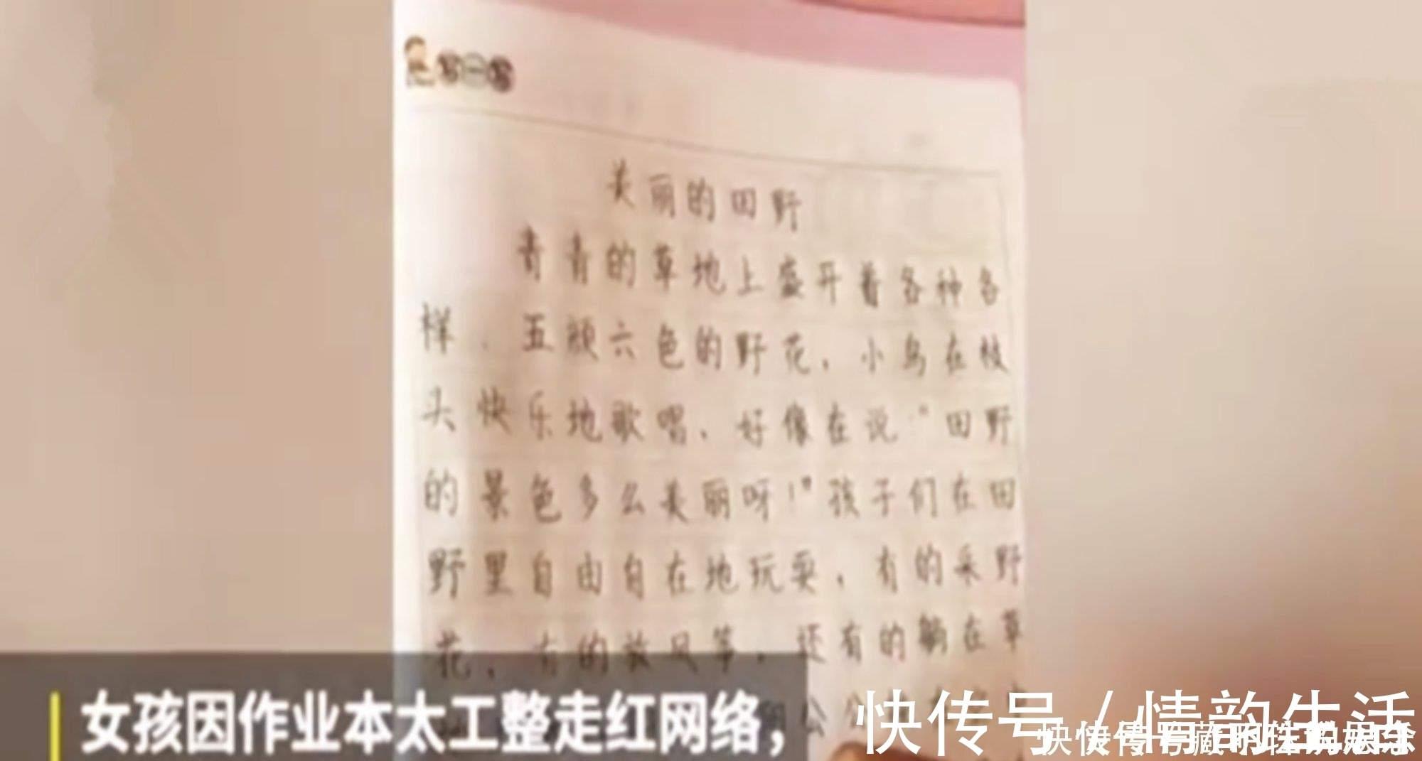 自律|强迫症孩子的作业本是啥模样网友比打印机还规整,太自律了