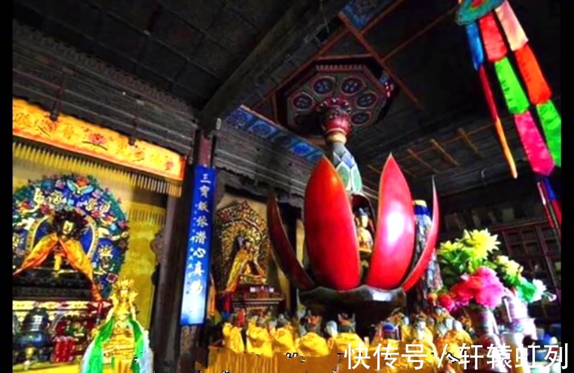 罗寺|五台山最神奇寺庙罗寺，许多人千里迢迢只为亲眼目睹花开现佛