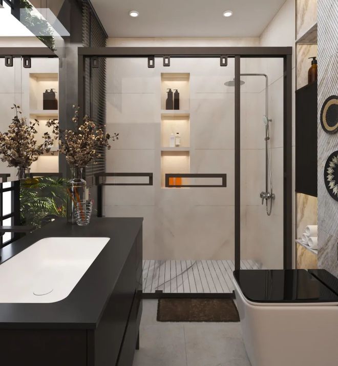 原生态|欧路莎卫浴侘寂风浴室 高级又耐看