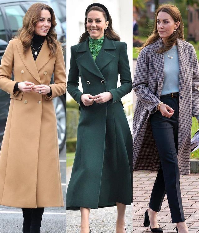 凯特王妃穿3000块驼色大衣，比去年时髦高级多了！旧衣服搭配出彩