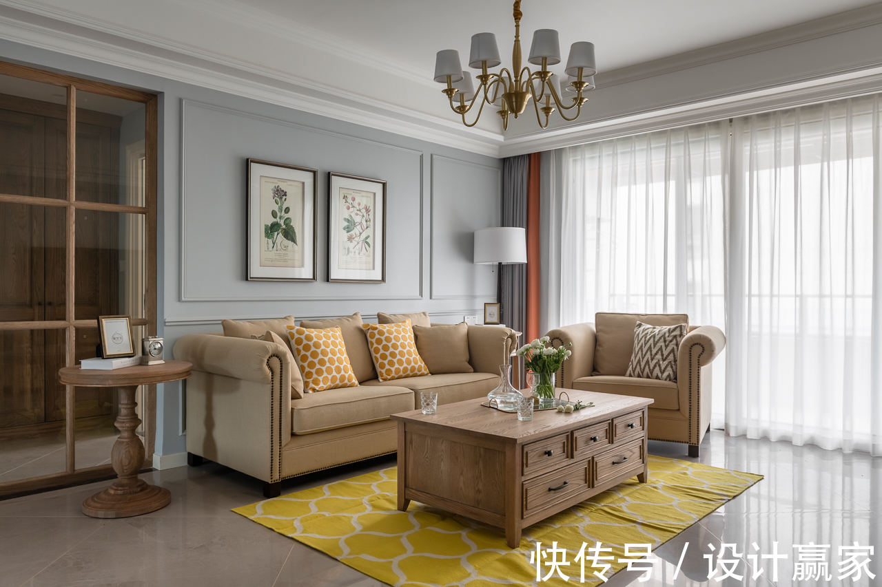 卫生间|120㎡原木自然风，经典美式贯穿其中，精致优雅大气