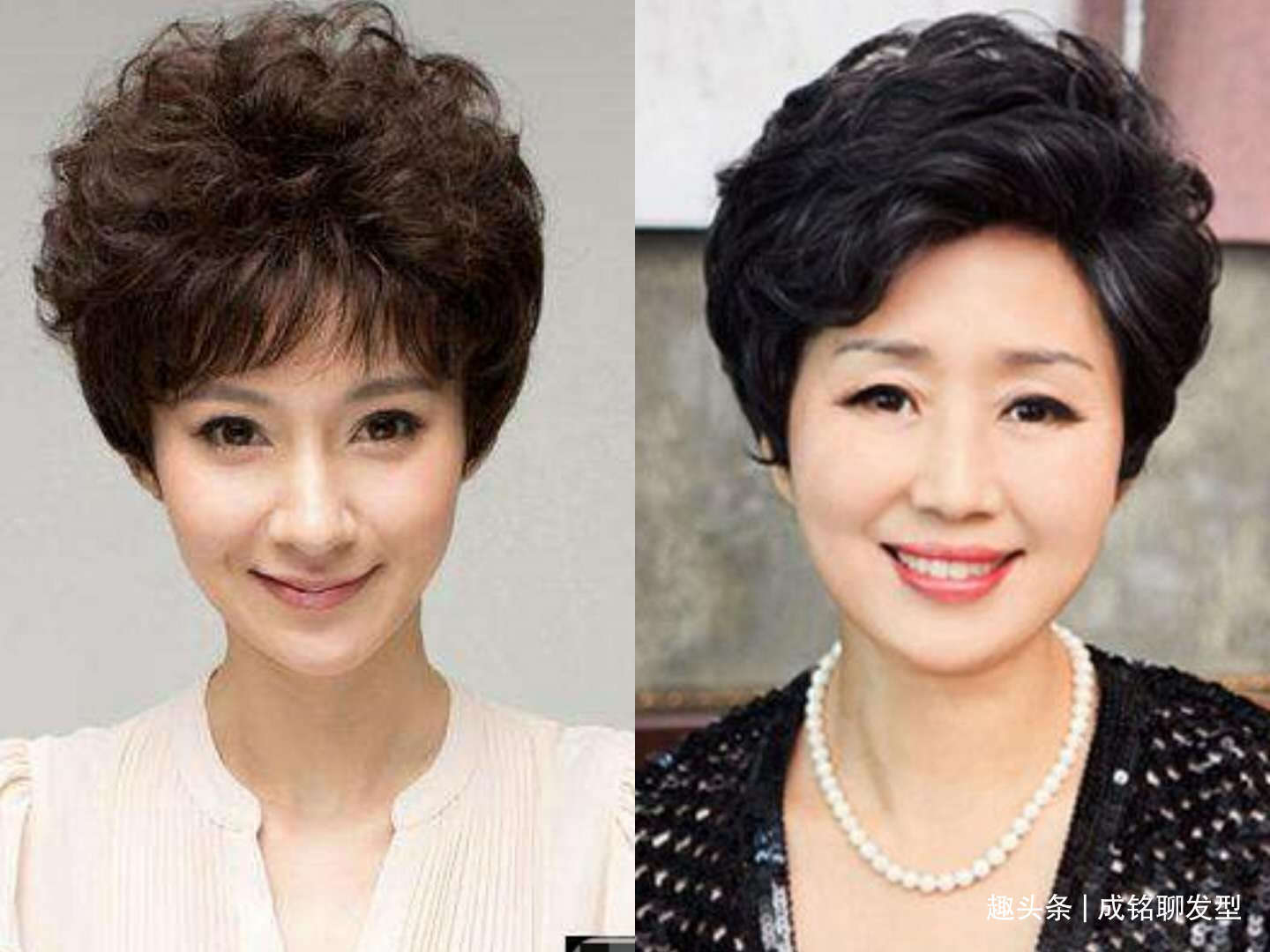 雷区 五十岁女人适合直发还是烫发避开三个雷区,直发减龄卷发更洋气