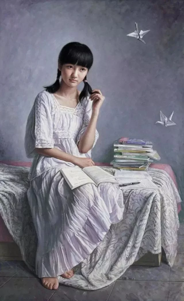 美女画家笔下的女孩 美女画家笔下的女孩