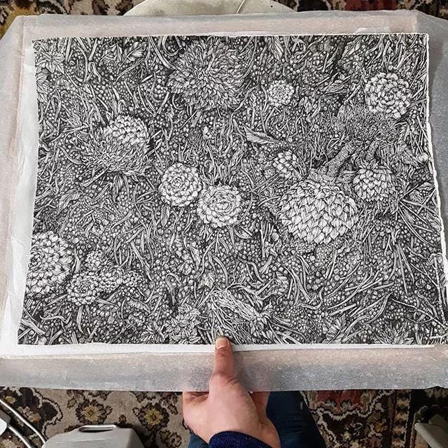 艺术学院|一幅画用掉上百支笔,看到最后成果这么震撼,也就不觉得心疼了