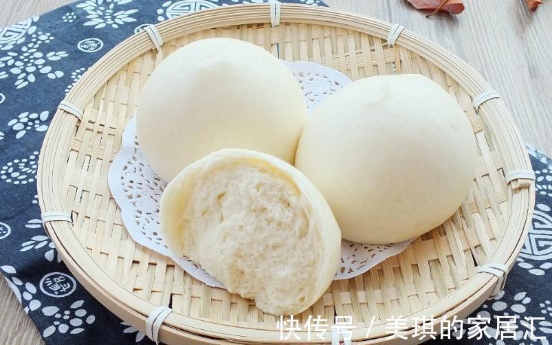 保鲜膜|蒸馒头,记住“3次醒发”,很多人只醒了一次,难怪馒头发硬塌陷