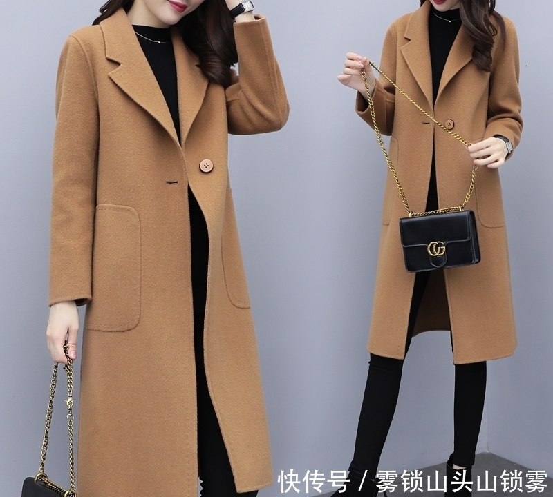 建议|建议大家:大衣下面别穿小脚裤,显矮!瞧她这样穿,小个子也显高