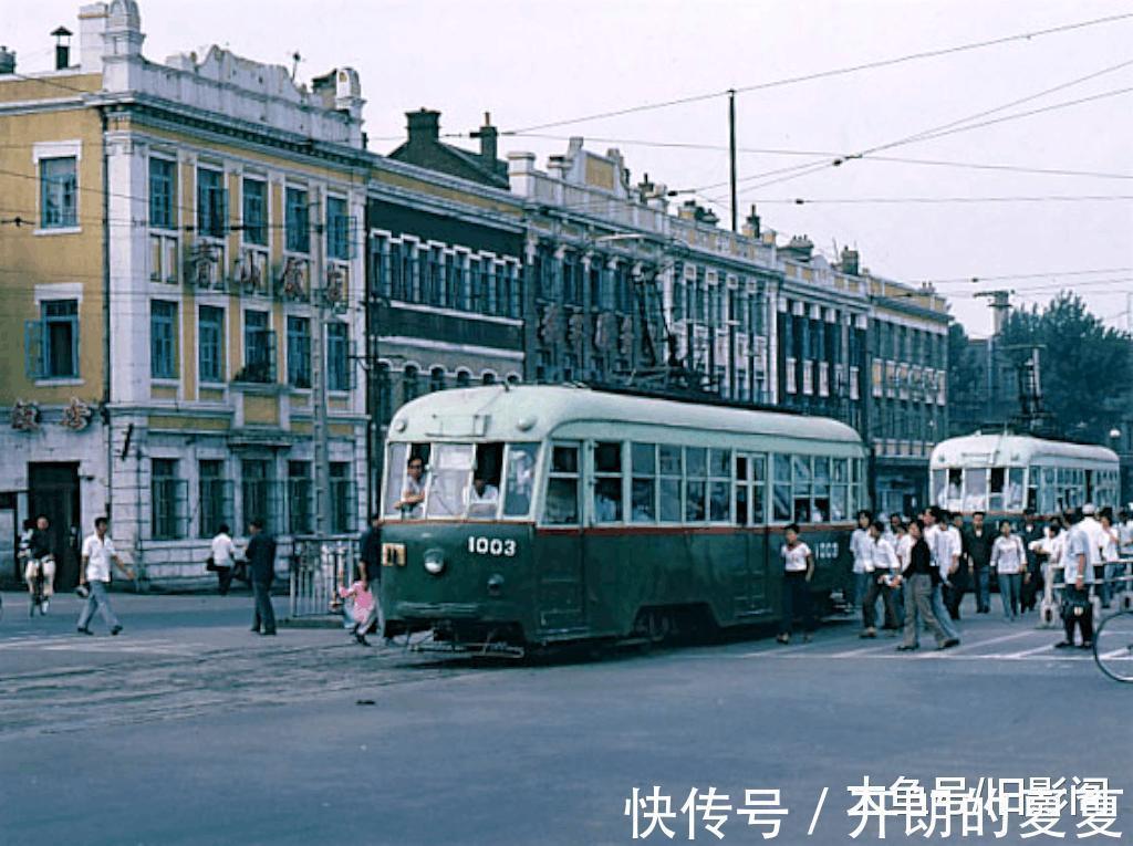 有轨电车|老照片 有轨电车长期存在的城市, 大连1983年