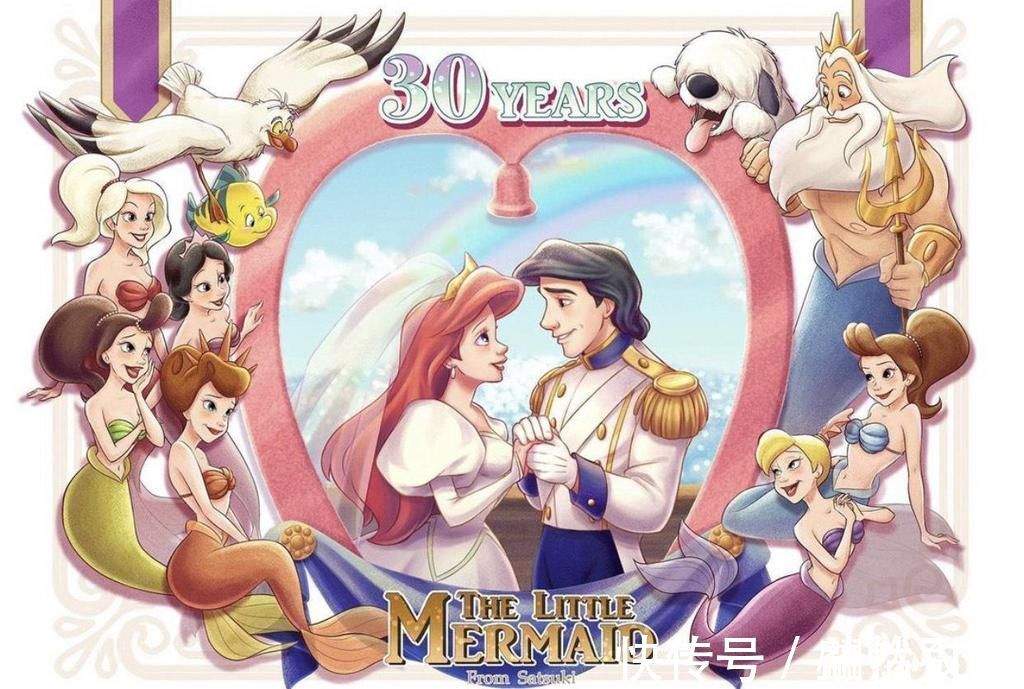 茉莉公主|迪士尼公主集体变身“美人鱼”,花木兰比艾莎还美,莫阿娜像大妈