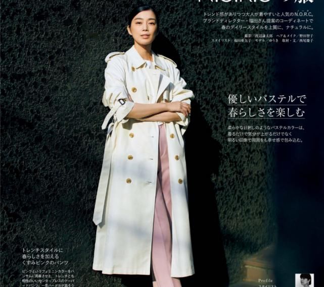 40岁的女人穿衣不用愁，春日多穿风衣才是真时髦，帅气又高级