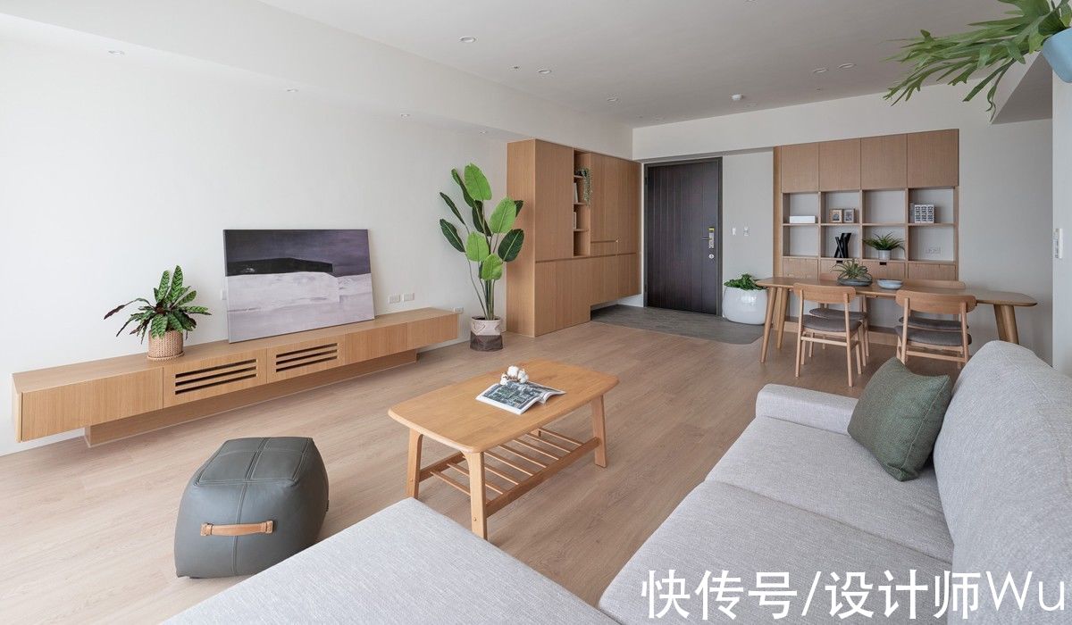 全室|扬州110㎡轻暖无印风住宅，以留白收藏生活风景