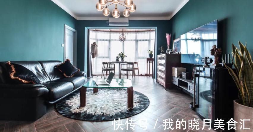 次卧|用色彩打造现代风，享受复古摩登感，独具时尚感