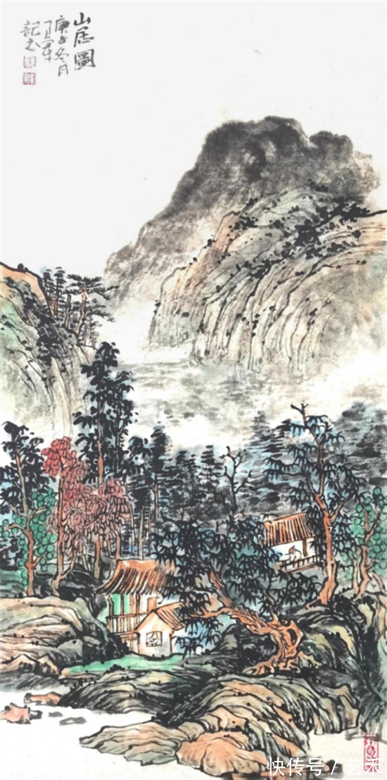 娄师白#古风新韵?意境深远——著名画家张卫军山水画作品赏析