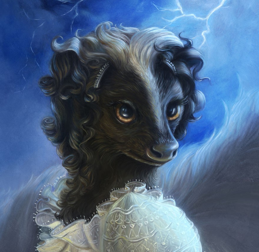 欣赏|精美插画欣赏:以历史人物为灵感的拟人化动物