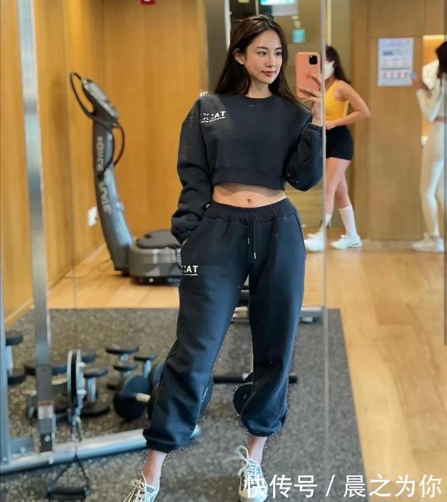 身高170|韩国甜美“女私教”，身高170身材曲线性感迷人，一运动或是助攻