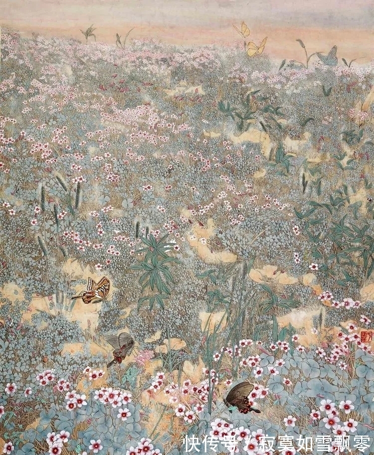 于建华&一个江南女子的山水画,全是北方的山北方的水,气势不凡!