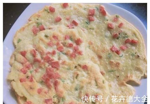 面粉|这个早餐饼,我家小孩最馋,5分钟做好,手不碰面就搞定!