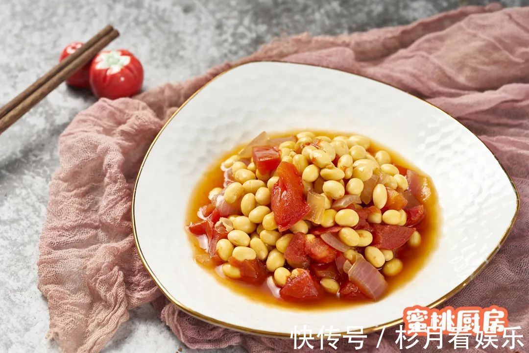 茄汁黄豆|黄豆简单一煮就好吃,别只会用来打豆浆了!有个电饭煲就能做!