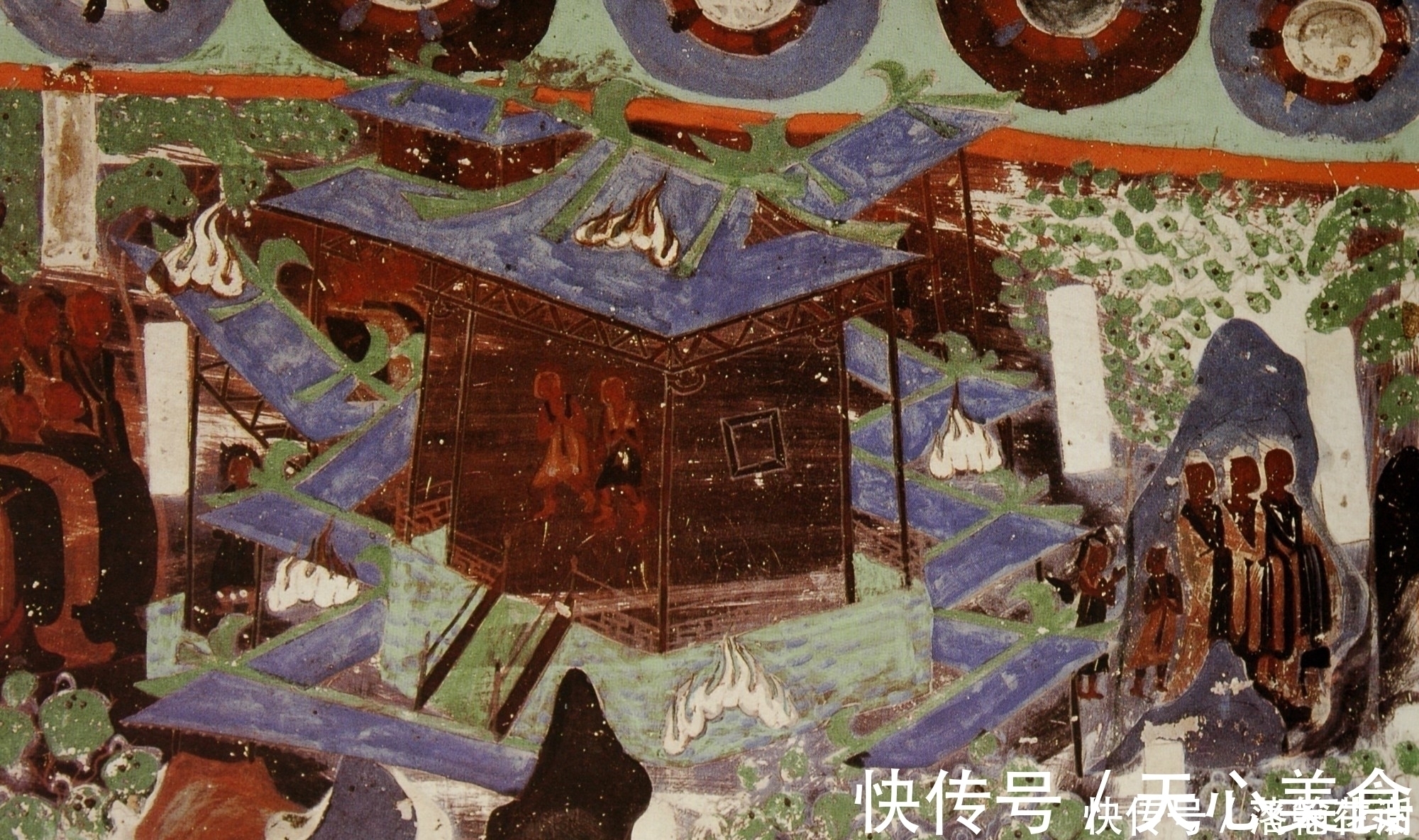 佛陀#密迹金刚在佛陀涅槃后的表现,一生刚强的金刚力士竟也会如此柔弱