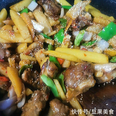 美食|干锅排骨#东古家味美食#