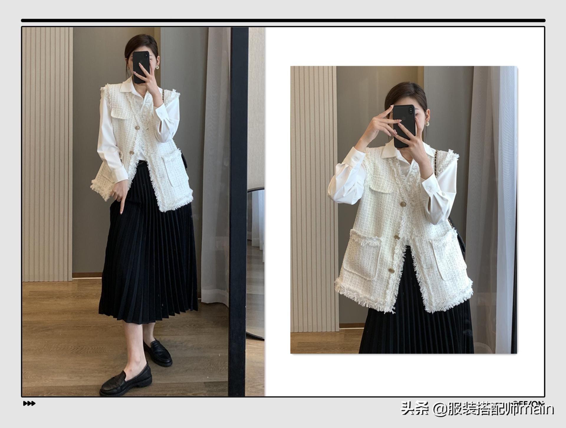 白衬衫|早秋换季白衬衫凭什么是王者？4件外套+9种穿法，休闲通勤都好看